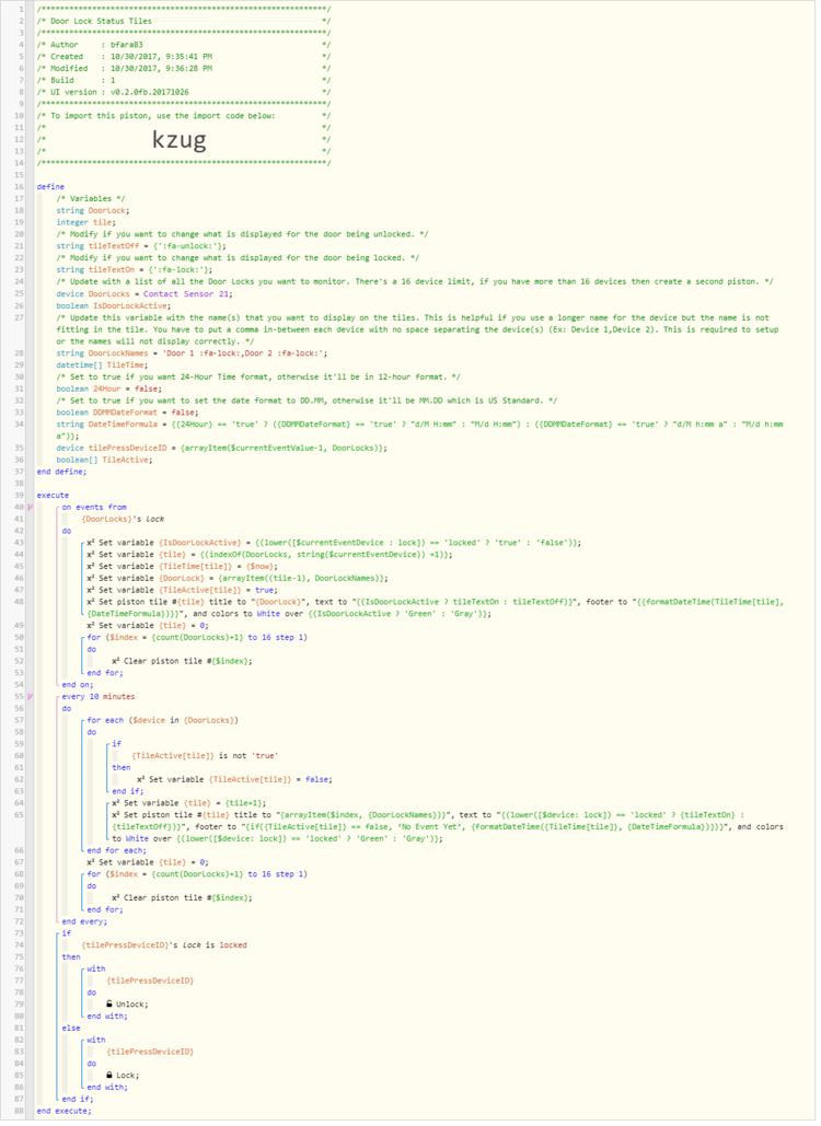 Device Tiles - webCoRE Wiki - Web-enabled Community's own Rule Engine